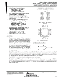 Datasheet LM224N manufacturer TI