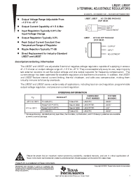 Datasheet LM337 manufacturer TI