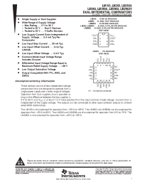 Datasheet LM393DRG4 manufacturer TI