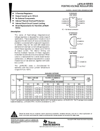 Datasheet MA78L00 manufacturer TI