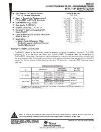 Datasheet MAX207IDBR manufacturer TI