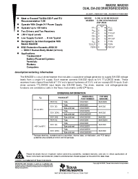 Datasheet MAX232DR manufacturer TI