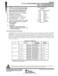 Datasheet MAX3223IDBRE4 manufacturer TI