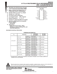 Datasheet MAX3232CDR manufacturer TI