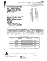 Datasheet MAX3238 manufacturer TI