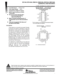 Datasheet MC1489NS manufacturer TI