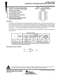 Datasheet MC3303DR manufacturer TI