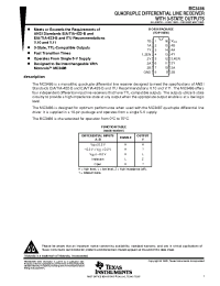 Datasheet MC3486 manufacturer TI