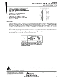 Datasheet MC3486NSR manufacturer TI