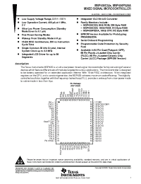 Datasheet MSP430C32xPG manufacturer TI