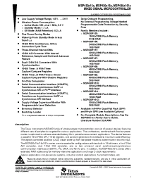 Datasheet MSP430F155IPMR manufacturer TI