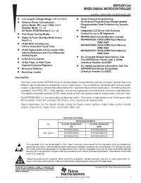 Datasheet MSP430F4250IRGZT manufacturer TI