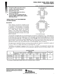 Datasheet NE555JG manufacturer TI