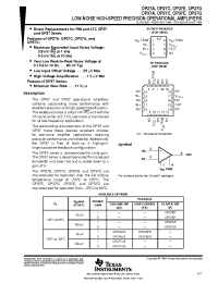 Datasheet OP27A manufacturer TI