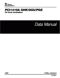 Datasheet PCI1410AGGU manufacturer TI