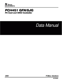Datasheet PCI4451GJG manufacturer TI