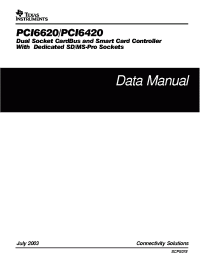 Datasheet PCI6420 manufacturer TI