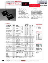 Datasheet PT310048V manufacturer TI