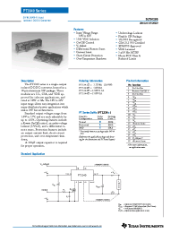 Datasheet PT3341C manufacturer TI