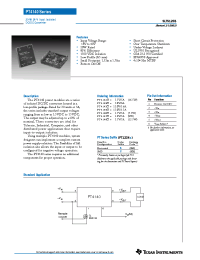 Datasheet PT4142C manufacturer TI