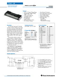 Datasheet PT4499 manufacturer TI