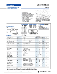 Datasheet PT6101B manufacturer TI