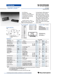 Datasheet PT6212D manufacturer TI