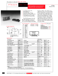 Datasheet PT6222A manufacturer TI