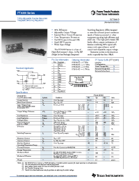 Datasheet PT6300 manufacturer TI