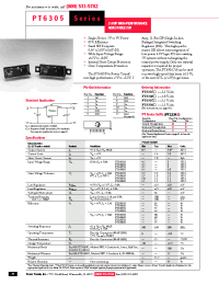 Datasheet PT6305 manufacturer TI