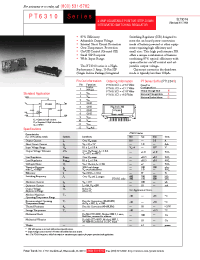 Datasheet PT6310G manufacturer TI