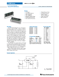 Datasheet PT6360 manufacturer TI