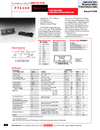 Datasheet PT6400 manufacturer TI