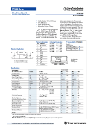 Datasheet PT6404D manufacturer TI