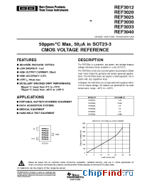 Datasheet REF3040AIDBZT manufacturer TI