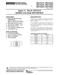 Datasheet REF3220AIDBVR производства TI