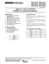 Datasheet REF3230AIDBVT manufacturer TI