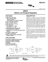 Datasheet REG101-A manufacturer TI