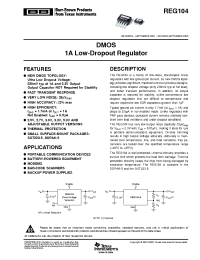 Datasheet REG104FA-3.3KTTT manufacturer TI