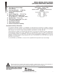 Datasheet SA5534AD manufacturer TI