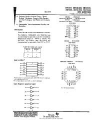 Datasheet SN5404W manufacturer TI