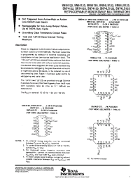 Datasheet SN54123 manufacturer TI