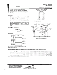 Datasheet SN54128W manufacturer TI