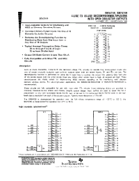 Datasheet SN54159J manufacturer TI