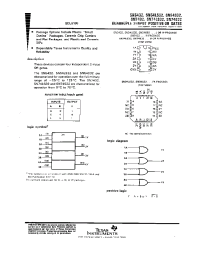 Datasheet SN5432J manufacturer TI