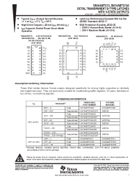 Datasheet SN54ABT573 manufacturer TI