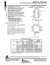 Datasheet SN54AHC123A manufacturer TI