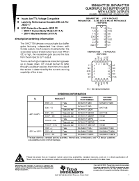 Datasheet SN54AHCT126J manufacturer TI