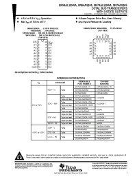 Datasheet SN54ALS245AJ производства TI