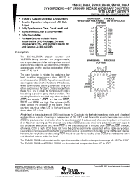 Datasheet SN54ALS569A manufacturer TI